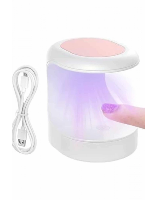 ® Seyehat Tipi Mini Oje Kurutucu Ultraviole Mor Işık Protez Tırnak Kurutucu