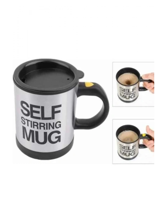 ® Sıcak Tutan Termos Bardak Kendi Kendini Karıştıran Mikser Kupa