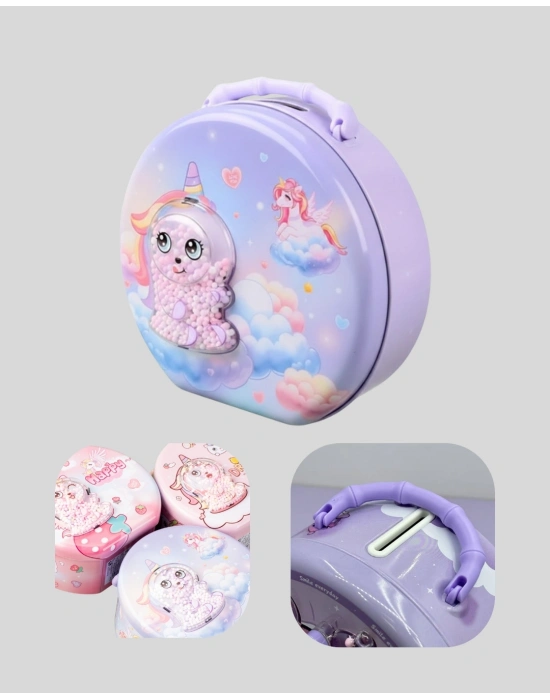 ® ŞİFRELİ KUMBARA MOR