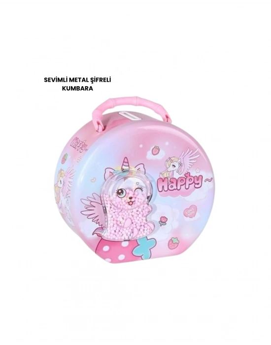 ® ŞİFRELİ KUMBARA PEMBE