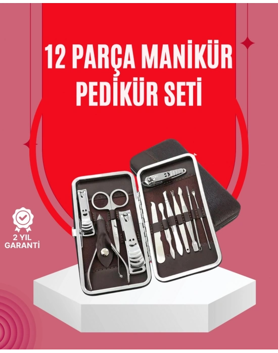 ® Şık ve Dayanıklı Çok Amaçlı Kişisel 12 Bakım Seti