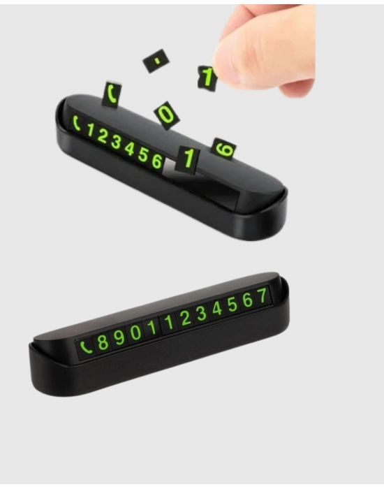 ® Şık ve İşlevsel Fosforlu Araç Numaratörü – Kolay Kullanım, Yüksek Görünürlük
