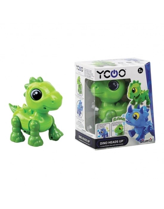 ®  SIL 88592 Silverlit Sesli ve Işıklı Elektronik Robot Dino Heads Up -Necotoys