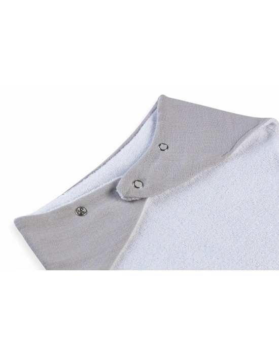 ® Silikon Diş Kaşıyıcılı Müslin Önlük 736 Gri