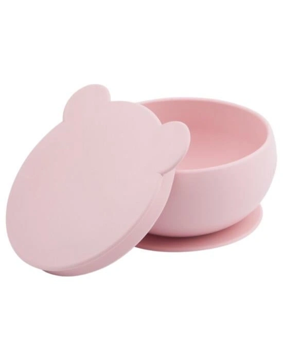 ®   Silikon Kapaklı Kase Pinky Pink