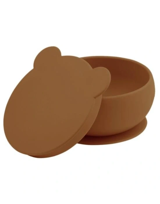 ®   Silikon Kapaklı Kase Woody Brown