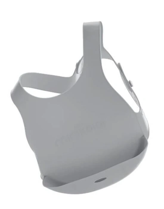 ®   Silikon Mama Önlüğü Powder Grey