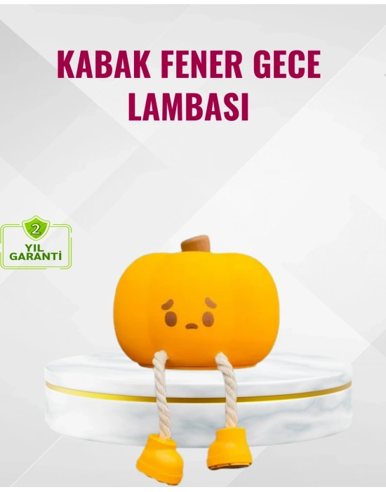 ® Silikon Pumpkin Night Light Telefon Tutuculu LED Lamba