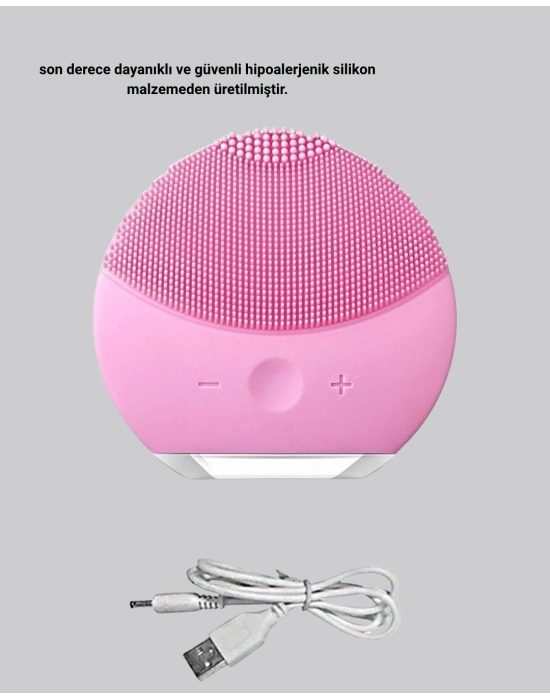® Silikon Yüz Temizleme ve Masaj Aleti – Su Geçirmez, Taşınabilir ve Cilt Dostu