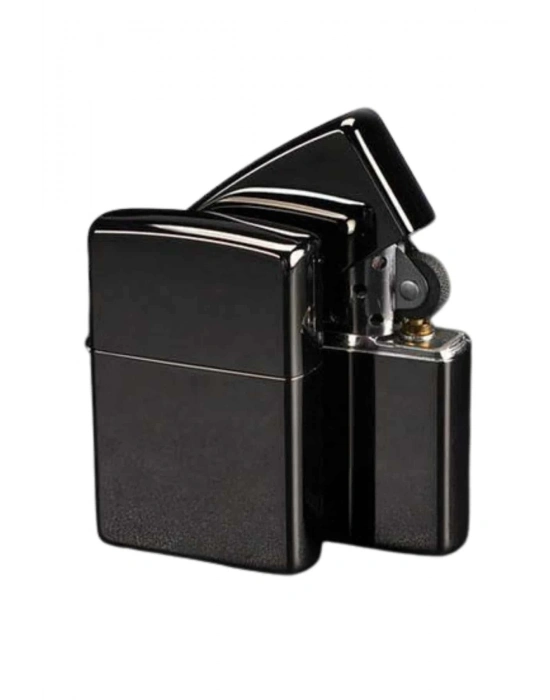 ® Siyah Kutulu Metal Çakmak Benzinli Hediyelik Eşya