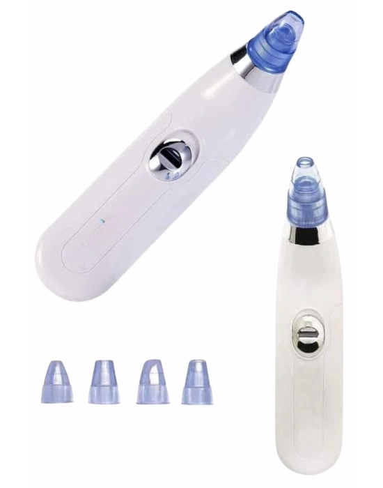 ® Siyah Nokta Temizleme Cihazı 4 Başlıklı Vakumlu Pilli Ölü Deri Arındırma