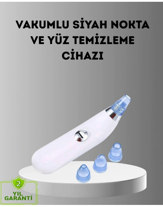 ® Siyah Nokta ve Gözenek Temizleyici Vakumlu Cihaz – Masajlı Derin Temizlik Teknolojisi