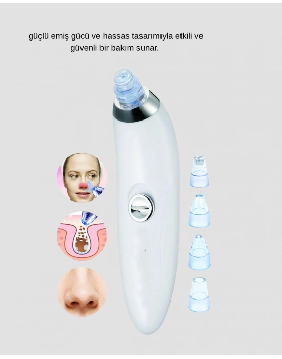 ® Siyah Nokta ve Gözenek Temizleyici Vakumlu Cihaz – Masajlı Derin Temizlik Teknolojisi