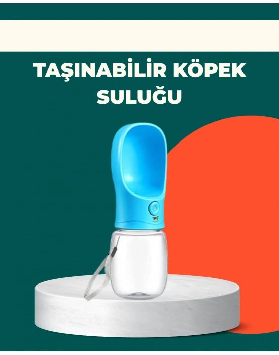 ® Sızdırma Önleyici Silikon Halkalı Pet Su Dispenseri Gezi Seyahat İçin
