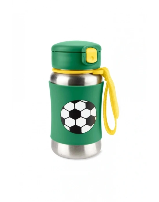 ®   Zoo Pipetli Paslanmaz Çelik Suluk 350 ml Futbol