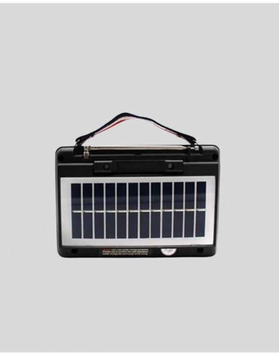 ® Solar Hoparlör Bluetooth FM AM SW Radyo Çok Fonksiyonlu Şarjlı