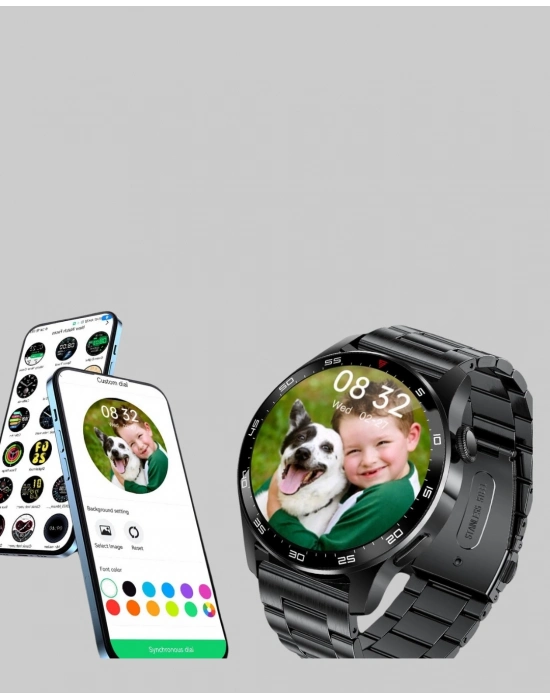 ® Spor ve Sağlık Takip Özellikli Akıllı Saat – Kalp Atış, Uyku ve Adım Ölçer Fonksiyonlu