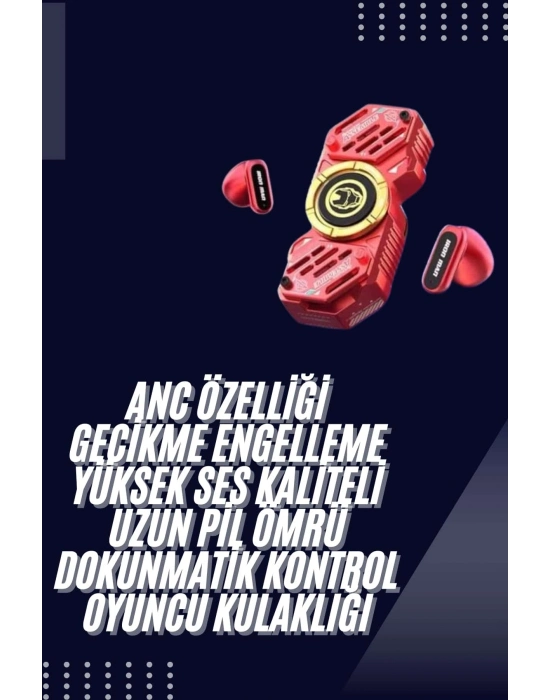 ® Stres Çarklı Oyuncu Kulaklığı Güçlü Bass Gamer Bluetooth Kulaklık Kablosuz