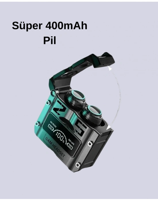 ® Su Geçirmez Bluetooth Kulak İçi Kablosuz Kulaklık 400mAh Pil