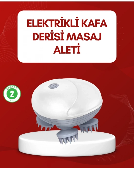 ® Su Geçirmez Elektrikli Kafa Masaj Cihazı IPX7