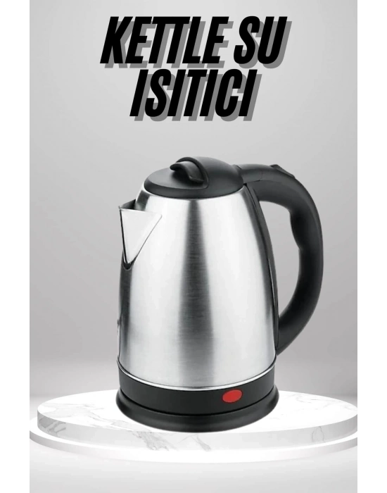 ® Su Isıtıcı 220 - 240 V Paslanmaz Çelik Kettle Uzun Ömürlü 2000 Watt