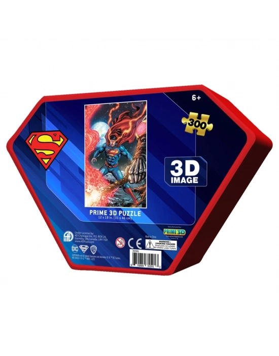 Superman 300 Parça Puzzle 35591 - Metal Kutu