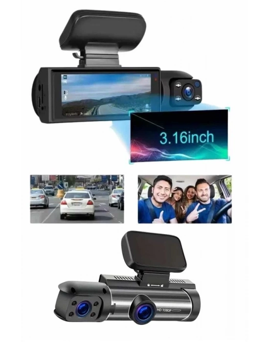 ® Sürüş Kamerası Video Kaydedici Hareket Algılama Gece Görüşlü