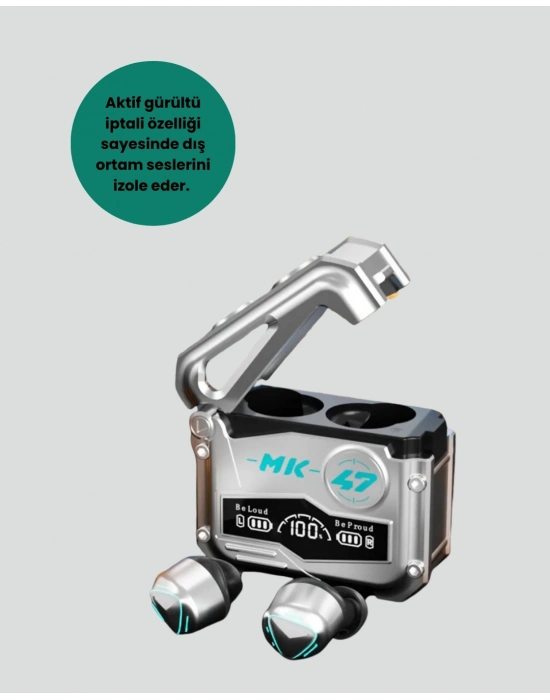 ® Suya Dayanıklı Kulak İçi Kablosuz Kulaklık – Ergonomik Tasarım ve Yüksek Pil Performansı