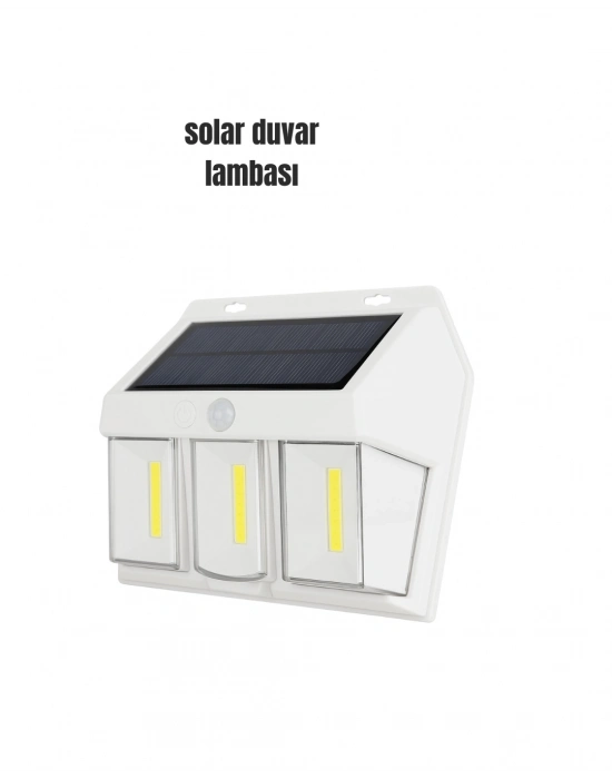 ® Suya Dayanıklı Solar Duvar Lambası – Akıllı Gece Sensörlü Işık