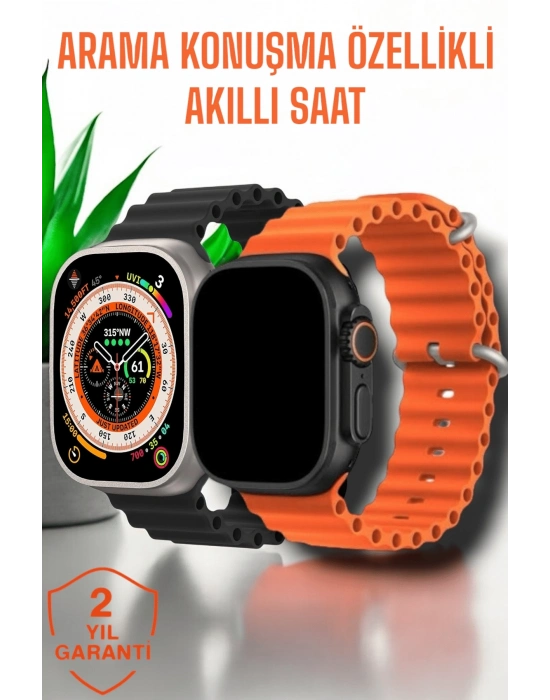 ® Suya ve Toza Dayanıklı 45 MM Akıllı Saat Bildirim ve Cevapsız Çağrı Görüntüleme