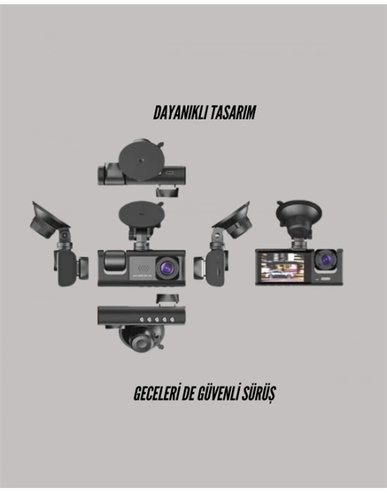 ® TA-01 LCD Ekranlı Gece Görüşlü Araç Kamerası