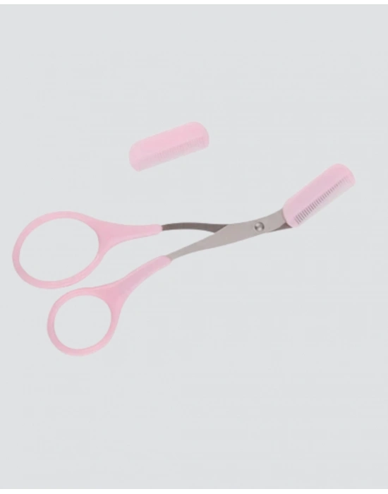 ® Tarak ve Fırça Başlıklı Kaş Şekillendirme Makası