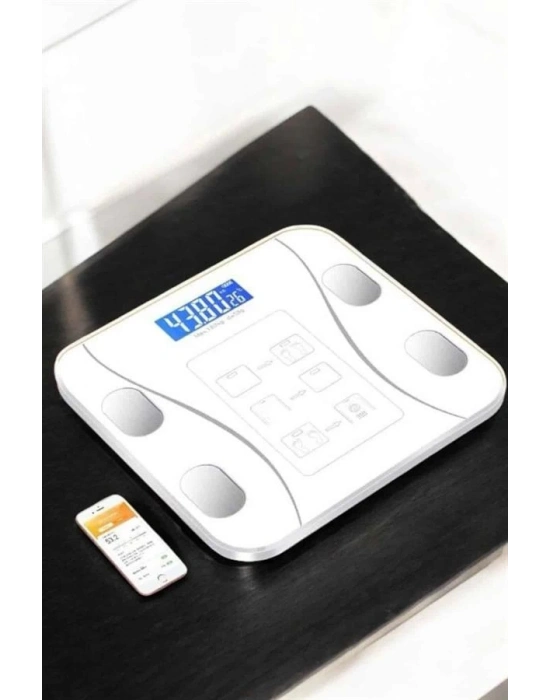 ® Tartı Baskül Dijital Elektronik Tartı Vücut Analiz Wifi Akıllı Yağ Ölçer