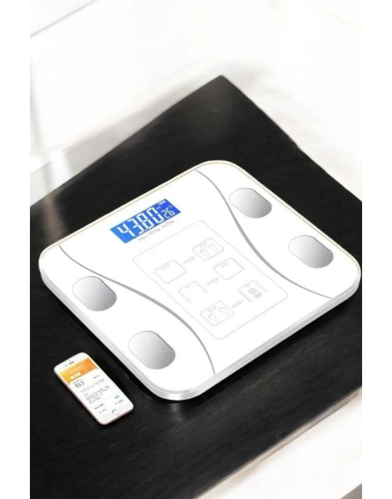® Tartı Baskül Dijital Elektronik Tartı Vücut Analiz Wifi Akıllı Yağ Ölçer