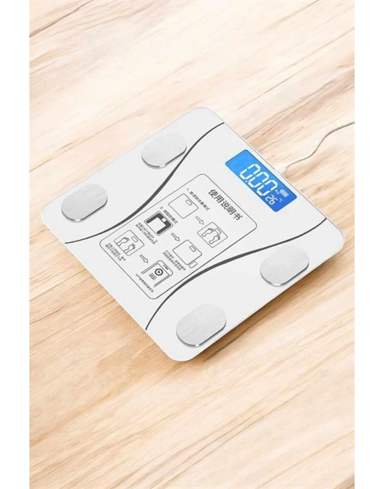 ® Tartı Baskül Dijital Elektronik Tartı Vücut Analiz Wifi Akıllı Yağ Ölçer