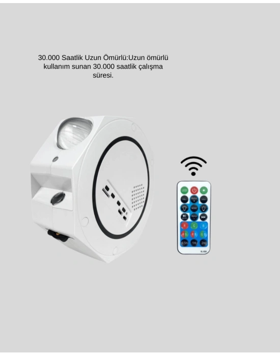 ® Taşınabilir 360° Ayarlanabilir Gökyüzü Projeksiyon Lambası