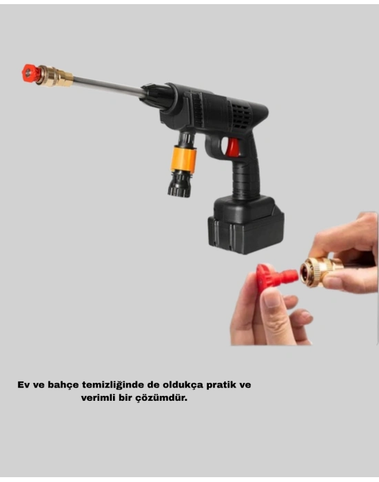 ® Taşınabilir Akülü Araba Yıkama Makinesi 1.7 MPa Basınçlı ve Ergonomik Tasarımlı