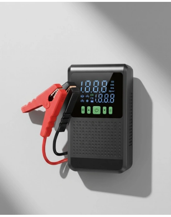 ® Taşınabilir Araç Akü Şarj Takviye Cihazı 150 PSI Dijital Kompresör