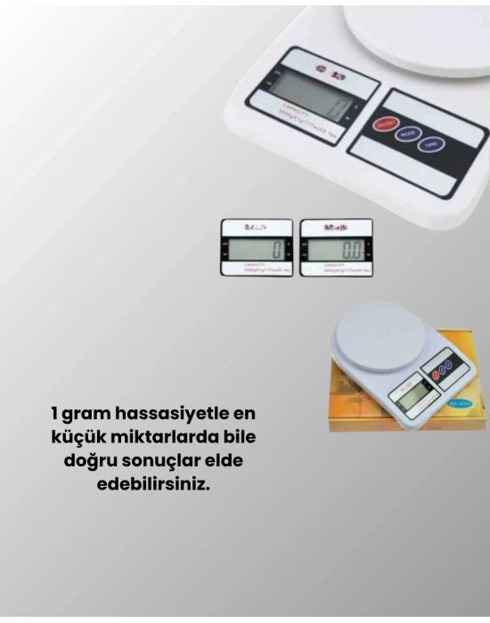 ® Taşınabilir Dijital Terazi – Çift Ölçü Birimi Destekli