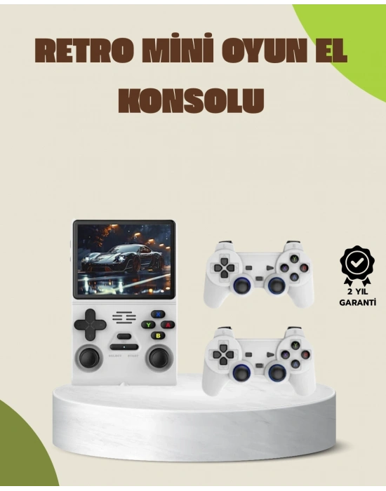 ® Taşınabilir El Konsolu Kablosuz Gamepadli
