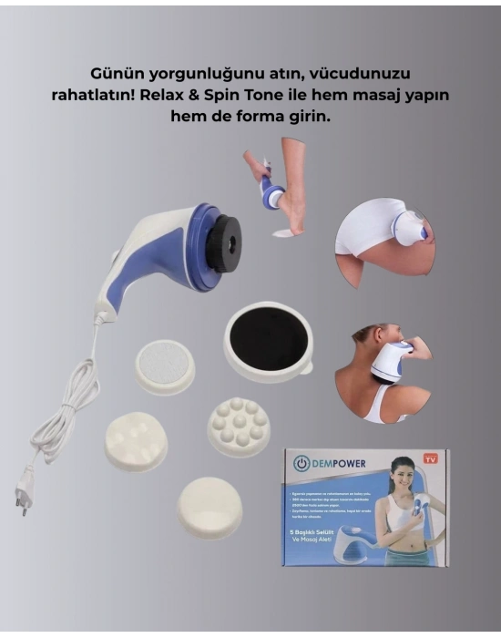 ® Taşınabilir Elektrikli Masaj Cihazı – Selülit ve Yağ Karşıtı