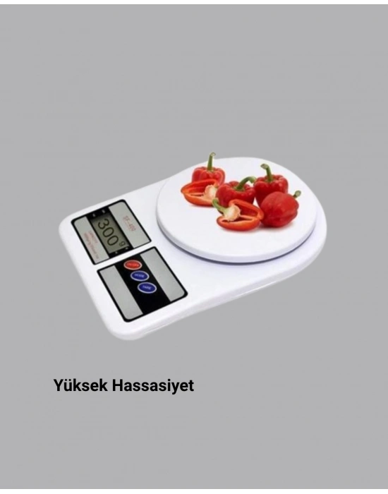 ® Taşınabilir Hassas Tartı – 5kg Kapasite, 1g Ölçüm, Gram ve Ons Desteği