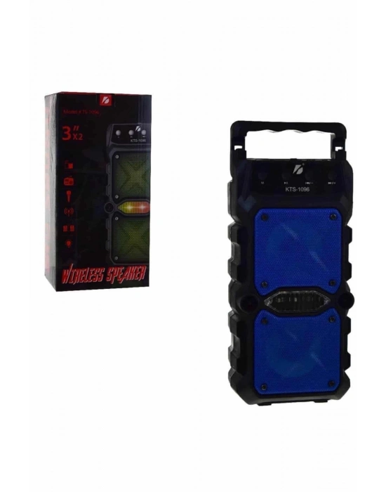 ® Taşınabilir Kablosuz Bluetooth Hoparlör Uzun Pil Ömrü Led Işıklı