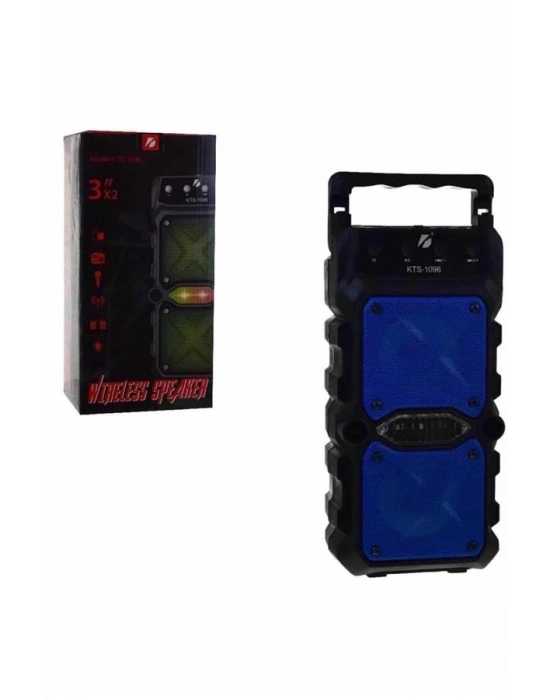 ® Taşınabilir Kablosuz Bluetooth Hoparlör Uzun Pil Ömrü Led Işıklı