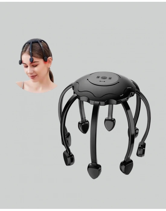 ® Taşınabilir Kafa Masaj Cihazı Eller Serbest 360° Profesyonel Masaj