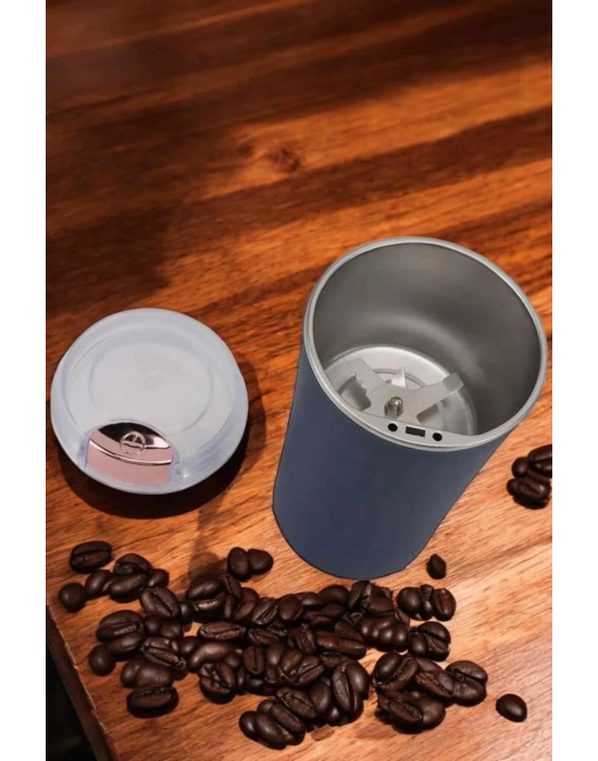 ® Taşınabilir Kahve & Baharat Öğütücü, Kolay Temizlenebilir ve Uzun Ömürlü Paslanmaz Çelik