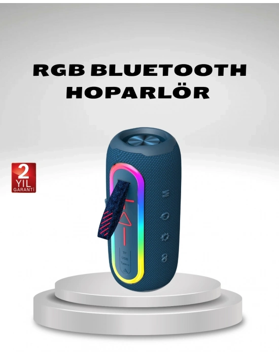® Taşınabilir Mini Bluetooth Hoparlör Güçlü Ses ve Şık Kırmızı Tasarım