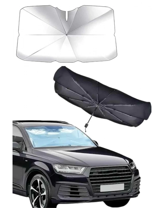 ® Taşınabilir Oto Cam Güneşliği Katlanabilir Tüm Araçlara Uyumlu Güneş Gölge Koruyucu