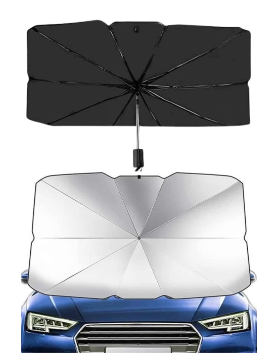 ® Taşınabilir Oto Cam Güneşliği Katlanabilir Tüm Araçlara Uyumlu Güneş Gölge Koruyucu