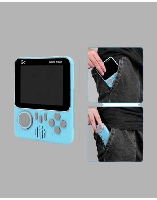 ® Taşınabilir Retro Oyun Konsolu – 3.5 İnç LCD, 666 Klasik Oyun, TV Destekli